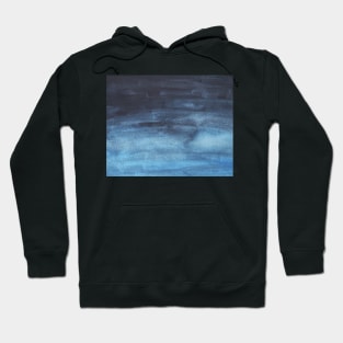 Blue ombre watercolor Hoodie